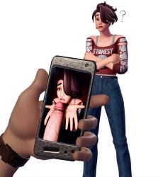 3d confusion female_focus fortnite phone self_insert vannified