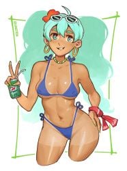 1girls ass big_ass big_thighs bikini brazil brazilian brazilian_female brazilian_miku breasts butt cyan_eyes cyan_hair female female_only hatsune_miku latin_american_hatsune_miku_(meme) long_hair looking_at_viewer medium_breasts sineprin solo tagme tan tan_body thick_hips thick_thighs thighs twintails vocaloid