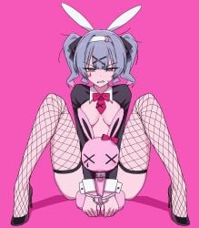 bunny_ears bunny_girl bunny_plush bunny_suit bunny_tail bunnysuit caststation cute cute_girl fishnet_legwear handcuffed hatsune_miku imminent_anal imminent_oral imminent_penetration imminent_rape imminent_sex imminent_vaginal rabbit_hole_(vocaloid) small_breasts small_tits tagme topless topless_female vocaloid