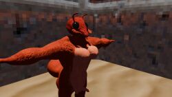bug bug_girl ejaculation female masturbation t-pose tagme