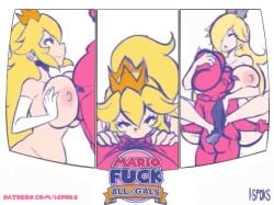 1boy 2girls animated artist_name big_breasts blonde_hair blowjob breasts busty cock_worship crown ear_piercing edit elbow_gloves eyebrows_visible_through_hair fellatio female gloves hands_on_breasts high_heels huge_breasts ilustretsspoks larger_female long_hair male mario mario_(series) moustache nintendo no_sound open_mouth outercourse paizuri partially_colored patreon patreon_username penis perpendicular_paizuri ponytail princess_peach princess_rosalina pubic_hair sketch smaller_male smile smiling stand_and_carry_position standing standing_sex super_mario_3d_all-stars super_mario_64 super_mario_galaxy super_mario_sunshine tagme thick_penis video white_skin