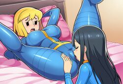ai_generated cameltoe cunnilingus cunnilingus_through_clothes fallout female vault_girl vault_suit