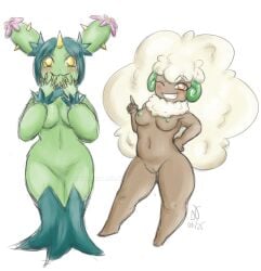 artist fanart female game maractus nsfw nude pokemon sombresnuances whimsicott