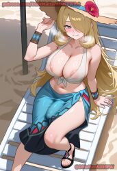 cynthia (pokemon) from pokemon by darkmatterai