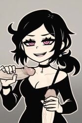 ai_generated ashley_graves cum cum_explosion cumshot futa_focus futa_solo handjob jerking jerkingoff masturbation no_sound penis semen solo solo_futa tagme video