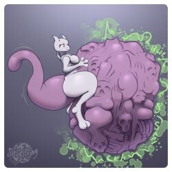 3_fingers anthro big_belly bone_breaking bones bones_in_belly bones_in_stomach cracking crunching digest digested digested_alive digested_prey digesting digesting_live_prey digesting_prey digestion digestion_noises fatal_vore female graphic_digestion mass_vore mewtwo multiple_prey oral_vore pokemon pokemon_(species) purple_body screaming_prey sir_gribling_(artist) tagme tagme_(artist) thick_tail tight_belly unwilling_prey vore vore_belly
