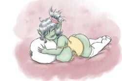 artist big_breasts big_butt breasts fantasy female goblin goblin_female nsfw oc shortstack sombresnuances