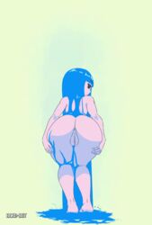 1girls 2018 5_fingers animated anus ass ass_grab bard-bot barefoot bent_over big_ass big_butt blue_eyes blue_hair borrowed_character breasts butt casual completely_nude completely_nude_female dancing dat_ass eyebrows eyebrows_visible_through_hair eyelashes female female_only full_body hands_on_ass highres huge_ass huge_butt huge_filesize humanoid humanoid_feet humanoid_hands humanoid_pussy kelda_(akairiot) liquid_hair long_hair looking_at_viewer looking_back mob_face naked naked_female nude nude_female nudist original paid_reward pale_skin patreon_reward pussy signature simple_background solo solo_female splashing thick thick_ass thick_thighs uncensored vagina very_long_hair water water_hair wide_hips