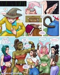 bastian_schulz comic cute desdemona_anceau kawaii mmorpg morgana_lombart nelea_lombart original original_characters pelia_lombart themed_clothes valentina_cruz
