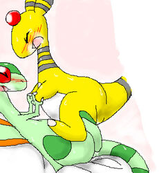 ambiguous_gender ampharos ass blush closed_eyes dragon feet flygon furry holding_hands interspecies nintendo pasaran pokémon_(species) pokemon pokemon_(species) pokemon_gsc pokemon_rse scalie sex sweat tail video_games