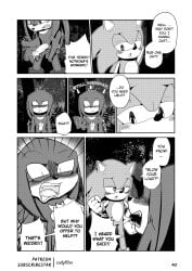 absurd_res angel_island blush blush_lines clothed clothing codyf0xx comic echidna echinda_penis english_text footwear forest forest_background gloves greyscale handwear hi_res knuckles_the_echidna male mammal manga_style master_emerald monochrome monotreme nature nature_background partially_clothed plant sega shoes shrine sonic_(series) sonic_the_hedgehog sonic_the_hedgehog_(series) text tree