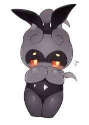 1ambiguous 2d 2d_(artwork) 2d_artwork ambiguous_gender anonymous_artist anthro black_body black_hair black_hairband black_skin blush game_freak generation_7_pokemon hand_over_mouth humanoid humanoid_anthro humanoid_arm humanoid_hands legendary_pokémon legendary_pokemon look_away marshadow multicolored_eyes mythical_pokemon nintendo no_feet no_humans not_human pokémon_(species) pokemon pokemon_(species) pokemon_sm rabbit_ear rabbit_ear_hairband rabbit_ears red_eyes shy simple_background sweatdrop video_game video_game_character video_games white_background yellow_eyebrows yellow_eyes