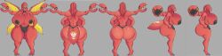 curvy fan_art insects monster_girl original_character pokemon scizor thicc