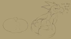 after_anal alien anthro anus ass balls big_ass big_butt blep blush bodily_fluids bubble_ass bubble_butt cum cum_in_ass cum_inside dialogue digital_media_(artwork) english_text genital_fluids genitals halo_(series) hand_on_ass hand_on_butt hi_res huge_ass huge_butt kig-yar kiggy looking_at_viewer looking_back looking_back_at_viewer male microsoft mukihyena presenting presenting_anus presenting_hindquarters ruuhtian_(kig-yar) scalie solo spread_ass spread_butt spreading text tongue tongue_out xbox_game_studios