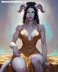 ai_generated athena big_breasts breasts dress goddess graenei reincarnation thick_thighs xoathena
