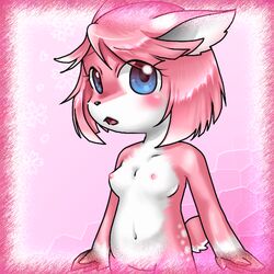 2015 box_xod breasts cervine chibi female furry mammal open_mouth pussy solo tagme