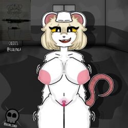 1girls anthro female female_only julian_cohen lorna_(terrible_mouse) mouse pussy solo terrible_mouse vagina