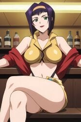 accurate_art_style ai_generated cowboy_bebop deviantart ecchitoday faye_valentine solo solo_female