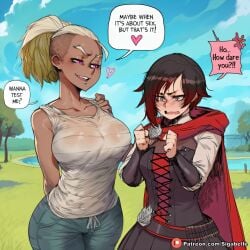 1futa 1girls ai_assisted ai_generated anime anime_style balls big_ass big_breasts black_hair breasts caption clitoris cock comic comic_page curvaceous curvaceous_body curvaceous_female curvaceous_figure dark_hair dark_skin dark_skinned_female dialogue dickgirl female female_focus fit_female futa_on_futa futa_only futa_sans_pussy futa_with_futa futanari futanari_only girl girly harriet_bree hentai high_resolution highres horny hourglass_figure huge_ass huge_balls huge_boobs huge_breasts huge_butt huge_cock huge_testicles huge_thighs interracial interracial_sex manga manga_page medium_ass medium_breasts medium_penis muscular patreon penis pussy red_hair ruby_rose rwby self_upload sexy shiny sigabelle speech_bubble stable_diffusion story tan tan_body tanned text text_bubble two_tone_hair uncensored vagina very_dark_skin voluptuous voluptuous_female waifu waifu_diffusion worship