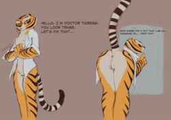 master tigress from kung fu panda by sabrotiger