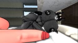 balls_to_ground davecheeswzr furry garry's_mod gm_construct gm_construct_(garry's_mod_map) hyper_balls hyper_breasts hyper_penis karelia_(acerattman) karelia_futanari_(acerattman) long_penis lying lying_on_bed male_pov penis_touching_the_ground pierced_ears pierced_nipples piercing pov sfm teasing thick_thighs