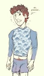 ? blue_clothing bradley_(mr_shrink) brown_hair clothing_too_small contrast curly_hair digital_drawing_(artwork) digital_media digital_media_(artwork) dinosaur drowsy dumb dumb_male english english_text facial_hair good_morning green_eyes hairy happy ill_fitting_clothing innocent innocent_expression innocent_smile intellectual_disability just_woke_up low_intelligence male male_focus male_only matching_clothing mentally_challenged mentally_deficient morning morning_erection morning_wood mr_shrink no_shame original original_character pajama pajama_bottoms pajama_shirt pajama_shorts pajamas pajamas_only pajamas_pull pattern_clothing penis_tip polite pubic_hair pudgy pudgy_belly pyjamas question_mark sketch smiling solo solo_focus solo_male stupid stupid_male unashamed woken_up