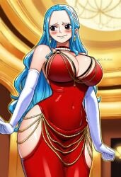 nefertari vivi from one piece by 23 ai illust