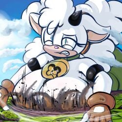lanolin the sheep from sega by ggodzilla4