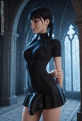 wednesday addams from netflix by futanimation