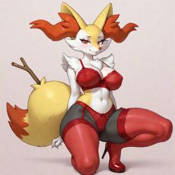 braixen from nintendo by frosting.ai