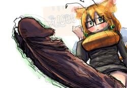 bee_swarm_simulator bottomless clothed clothing damn_tabby horrepilation huge_cock humanized hyper_penis low-angle_view partially_clothed penis reference_image roblox roblox_game solo source_request tabby_bee tabby_bee_(bee_swarm_simulator) tagme