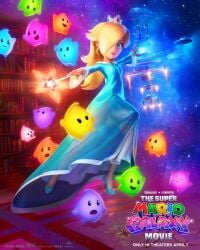 3d blonde_hair blue_dress bulge_under_clothes edit flat_chest futanari heels mario_(series) movie_poster penis princess_rosalina princess_rosalina_(movie) rosalina_bulge_(meme) sparkles star super_mario_galaxy_(2026_film) tagme warmachine0001