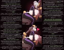 1boy 1girls 2d absurd_res aestheticc-meme ambiguous_penetration artist_name ass big_ass big_breasts breasts bunny_ears bunny_tail caption cogita_(pokemon) cosplay cum cum_inside dark-skinned_male dark_skin dirty_talk edit ejaculation excessive_cum female gilf gray_hair heart high_res high_resolution huge_ass huge_breasts lopunny_(cosplay) male mega_lopunny_(cosplay) milf nintendo out pokemon pokemon_(cosplay) pokemon_legends:_arceus pulling_clothing reverse_bunnysuit sex slap_mark spank_marks text text_focus thick_ass third-party_edit tongue uncensored wall_of_text watermark white_hair