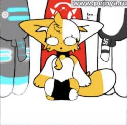 3boys1girl balls before_sex bell big_penis black_legwear blue_fur blue_stripes confusion fox_ears fox_tail furry grey_fur hires humor it_was_this_moment_he_lived_he_fucked_up kit_community meditating mika_kit orange_fur pejnya penis red_fur shitpost swastika to_be_continued white_fur