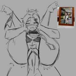 1boy 1girls a_universal_time balls blush bra breasts character_request cleavage female full_nelson ghostbacon male open_mouth panties_around_leg panties_around_one_leg penis pussy reference_image roblox roblox_game robloxian scientist self_upload sketch tagme thigh vaginal_penetration