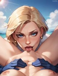 ai_generated cunnilingus dc_comics pov power_girl yuri