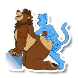 bear chubby doggy_style doggy_style fat fuck gay kaito kaitobear male no_background overweight practice telegram telegram_sticker transparent_background