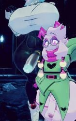 3d anthro big_penis cum_on_penis deltarune female_on_femboy femboy furry futa_is_bigger futanari giant_breasts mommy ralsei ralsei_(cryptiacurves) ralsei_(deltarune) ralsei_with_white_fur sabrean tasque_manager_(cryptiacurves) tasque_manager_(deltarune) thick_thighs vrchat vrchat_avatar vrchat_model