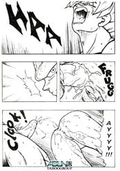 adun after_anal after_sex anal anal_sex cell_(dragon_ball) chichi comic couple cum_in_ass cum_inside cumshot dragon_ball dragon_ball_z goku husband_and_wife muscular muscular_male saiyan son_goku spanish_text straight_hair super_saiyan