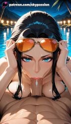 1boy 1girls 2025 2girls :>= ai_assisted ai_generated anime artist_name beach big_penis bj black-framed_eyewear black_hair blowjob blowjob_face blue_eyes breast breasts breasts breasts bust chest cock dark_skin dick explicit eyelashes eyeliner eyeshadow eyewear_on_head fellatio female fireworks goggles goggles_on_head hand_in_hair heart hi_res high_quality high_resolution highres interracial licking long_hair looking_at_viewer makeup multiple_girls nico_robin night night_sky nude ocean one_piece oral oral_sex outdoors palm_tree patreon patreon_username penis pool pov sky skypassion solo_focus stable_diffusion star_(sky) straight sucking sunglasses tinted_eyewear tree uncensored water watermark