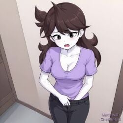 ai_generated female female_solo fingering fingers girl jaiden_animations masturbation no_sound pussy rubbing rubbing_pussy solo solo_female standing_masturbation tagme vaginal_penetration video