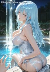 ai_female ai_generated ass blue_eyes breasts color colored female hell-pantsu hi_res nipples rimuru_tempest rule_63 tensei_shitara_slime_datta_ken wide_hips yellow_eyes