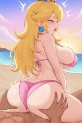 princess peach from mario (series) by nadadenada