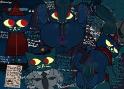 absurd_res anal anthro aunt_molly_(nitw) baton boots clothing double_penetration duo feet felid feline felis female foot_focus footwear genitals hat headgear headwear herm hi_res humanoid incest_(lore) intersex intersex/female lazier_boi mae_borowski mammal night_in_the_woods penetration penis police police_officer pubes shoes throbbing throbbing_penis vaginal_penetration