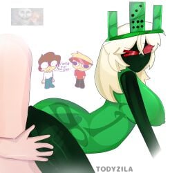 1girls 1x1x1x1 1x1x1x1_(forsaken) 2025 3boys anal anal_sex anon artist_name ass ass_grab background_characters bangs betrayed_1x1x1x1 big_ass big_breasts big_butt black_skin blonde_hair blonde_hair_female breasts character_in_background elliot_(forsaken) elliot_(work_at_a_pizza_place) english_text female female_focus forsaken_(roblox) genderswap_(mtf) green_nipples jonkler large_breasts male male/female male_on_female meme_in_the_background milf nervous nipples one_eye_closed penis penis_in_ass red_eyes roblox roblox_game robloxian rule_63 see-through_body self_upload shedletsky shedletsky_(forsaken) side_view tagme thighs todyzila white_hair