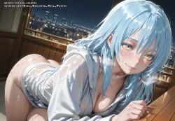ai_female ai_generated blue_eyes breasts color colored female hell-pantsu hi_res nipples rimuru_tempest rule_63 tensei_shitara_slime_datta_ken wide_hips yellow_eyes
