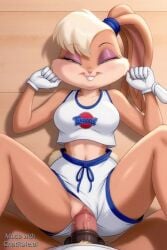 ai_generated female laying_on_bed legs_apart legs_spread lola_bunny lola_bunny_(cosplay) male male/female missionary missionary_position no_sound penis penis_in_pussy pussy tagme thrusting thrusting_into_pussy vagina vaginal_penetration vaginal_sex video