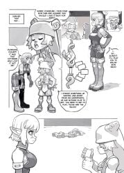 ankama athletic_female before_sex betting big_breasts breasts cra elf elf_ears elf_female eliatrope evangelyne female iop jjfrenchie joel_jurion sideboob strip_poker text text_bubble tristepin wakfu yugo