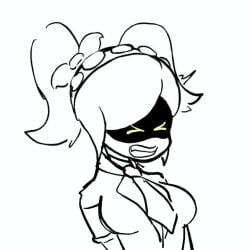 1boy 2girls chicken_jockey futa_on_male ghastlypann j_(murder_drones) murder_drones n_(murder_drones) the_nass v_(murder_drones) video