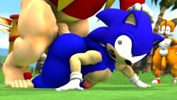 classic sonic from sega by tomop